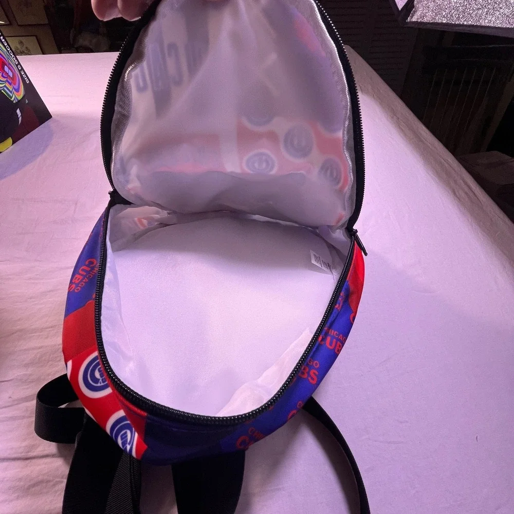 MLB Chicago Cubs Mini Backpack Unisex O Blue NEW All Over Print